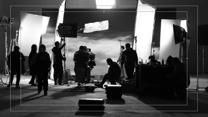 麻豆专业拍摄团队工作场景